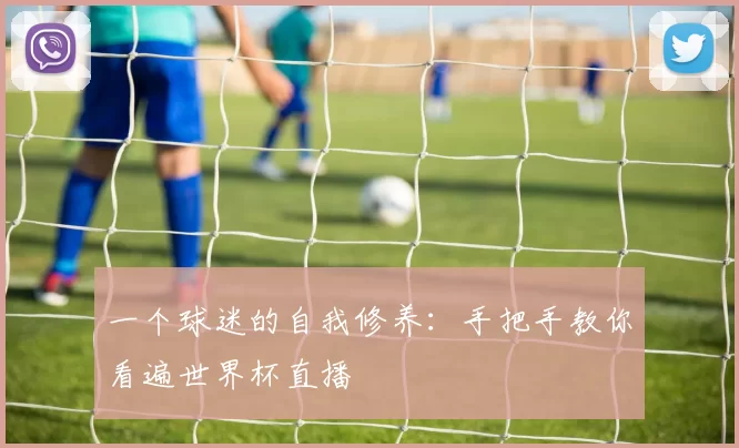 一个球迷的自我修养:手把手教你看遍世界杯直播