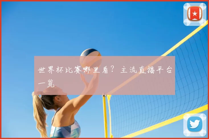 世界杯比赛哪里看?主流直播平台一览