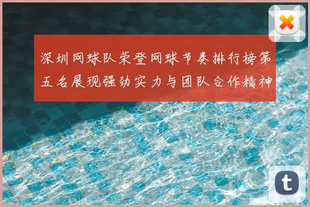 深圳网球队荣登网球节奏排行榜第五名展现强劲实力与团队合作精神