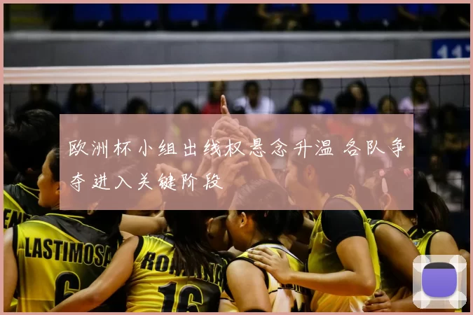 欧洲杯小组出线权悬念升温 各队争夺进入关键阶段