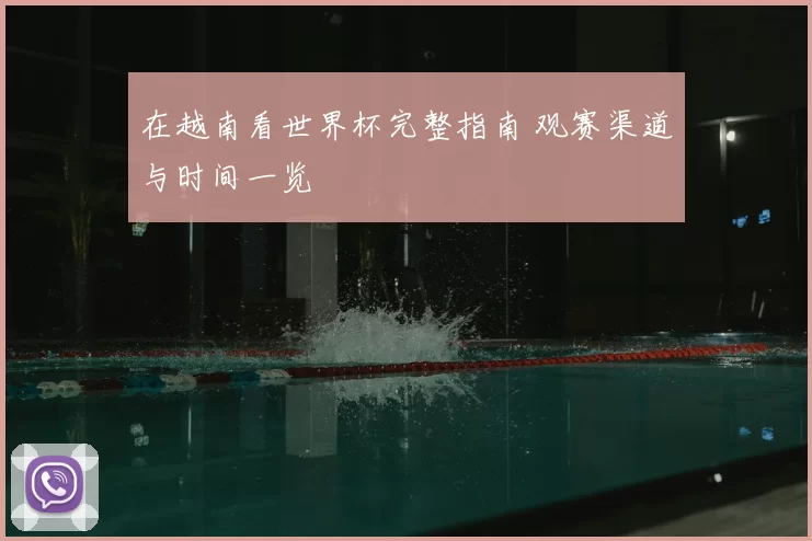 在越南看世界杯完整指南 观赛渠道与时间一览